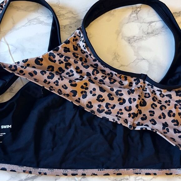 Pacsun eco leopard swim bikini top - Picture 3 of 4